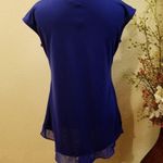 Essentials by Milano 🛍 Royal Blue Top Size Small Photo 3