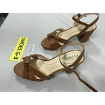 Womans Ruiee Strappy Platform Sandals 9 Brown Open Toe Buckle Block Heel Photo 2