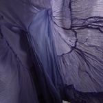 Gunne Sax VTG 70s Blue Lace Maxi Dress Long Sleeve Prairie Peasant Cottage XS * Photo 8