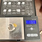 Gucci NWOT authentic Sterling Silver Enamel Ghost Pineapple GG Ring us6/it12 Photo 8