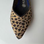 Rothy's  the point ballet flats slip on shoes in leopard print size W 8.5 Photo 11