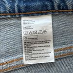 H&M NWT  Straight Leg Classic Denim Blue Jeans Button Fly Women Size 16 Photo 5
