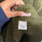 New RetrofĂȘte Vesey Sweater Dress Fuzzy Olive Green Size M Photo 9