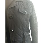 Esprit  Women Large‎ Quilt Button Down Black Wrap Peacoat Quiet Luxury Minimalist Photo 1