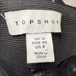 Topshop Shiny Black Leather Look Pants Photo 9