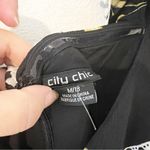 City Chic  Crepe Floral Jumpsuit Off the Shoulder Black Size 18 NEW Photo 2