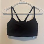 Lululemon  Wunder Train Strappy Racer Bra *Light Support, C/D Cup Black Size 8 Photo 0