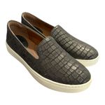 Sofft Somers Slip On Sneakers Croc Embossed Gray Size 7.5M Leather Comfort NWOB Photo 9