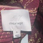 CINQ A SEPT Zola Dress in Merlot/Starfruit NWT Size 6 Red Photo 8