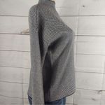 Tahari  Mock Neck Gray Long Sleeve Sweater Size Large Photo 4