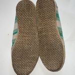 Toms  green striped slip on shoes Photo 0