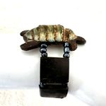 coconut shell turtle bracelet Brown Photo 2