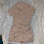 Levi's Levi’s Pale Pink / Light Coral Romper Jumpsuit size Large with Tie Waist Photo 1