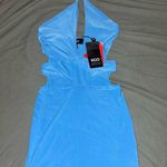 Ego Official Ego shoes bodycon cut out baby blue dress Photo 1