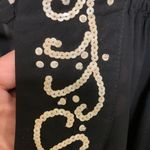 Jantzen  Sheer Black Sequin-beaded Swim Coverup size small Photo 5