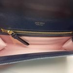 Jimmy Choo Blue Denim Curve Clutch w/ Chain Shoulder Strap - NWT Photo 7