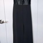 Lulus NWOT Fit the Fashion Black Sleeveless Vegan Leather Wide-Leg Jumpsuit Photo 1