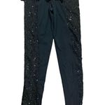 Weissman adult women’s dance performance theater sequin pants size med Black Photo 1