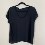 Lush Clothing #116 LUSH black loose fit sleeveless blouse Photo 2