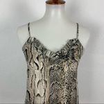 Adrienne Snake Print Camisole Top Size S Spaghetti Straps V-Neck Summer Photo 1