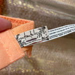 Free People  Bright Orange Lace Halter Neck Bralette Size Medium Photo 3