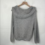 Debut  Chunky knit cowl neck gray relaxed fit sweater size Small Photo 7