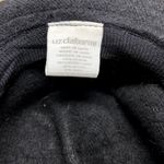 Liz Claiborne Vintage Tophat Rabbit Hair Wool Bow Black One Size Photo 2