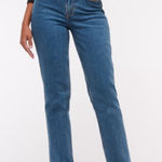 Abercrombie & Fitch  curve love 90’s straight mid rise jeans Photo 0