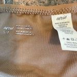 Aerie High Cut Cheeky Bikini Bottoms Light Brown Size S Photo 1