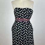Anthropologie Maeve Polka Dot Strapless Dress Photo 0