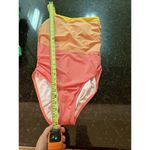 Freely Women's Swimsuit Sz L One Shoulder Bathing One Piece Shelf Bra Color Bloc Photo 7