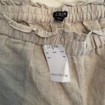 J.Crew NWT Linen Wide Leg Drawstring Pants US Women's Sz S Photo 2