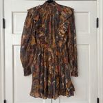 Ulla Johnson Vienne Bird of Paradise Mini Dress in Amber Size 2 Ruffle High Neck Photo 10