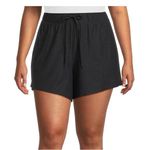 Athletic Works Womens Gym Shorts Size 3XL 24-26 Butter Core Charcoal Black NWOT Photo 0