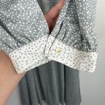 Vintage The Wilroy Traveller Polka Dot A line Dress with Belt size Small Gray Photo 5