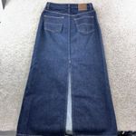 Polo‎ Jeans Co Ralph Lauren Denim Maxi Skirt Womens Size 8 Dark Wash Vintage Y2K Blue Photo 7