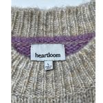 Heartloom  Oatmeal Heather/Lilac/Rust Laylana Crew Neck Pullover Sweater … Photo 5