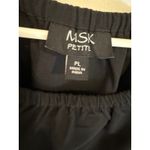 MSK Petite Black Dress Gold Floral Embroidered Sleeve Party‎ Cocktail PL Size undefined Photo 2