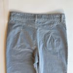 Free People  High Time Kick Corduroy Flare Pants Pearl Blue Size 12 NWT Photo 10