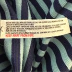 FP Beach Free People Beach On The Line Ponte Mini Dress Large Navy Mint Striped Casual Photo 9