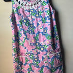 Lilly Pulitzer Vintage Lily Pulitzer Women’s Butterfly Floral Cotton Shift Dress Size 6 Preppy Photo 0