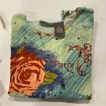 Jane Ashley Y2K french quarter New Orleans sequin bling bling mardi gras top 3/4 sleeve Photo 5