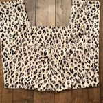 Old Navy Active Elevate Cropped Leggings Sz L Cheetah 🐆 print EUC Photo 2