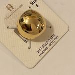 NWT House of Harlow Gold Ring Sz 8 Photo 0