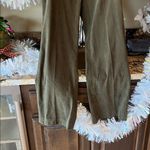 Elliott Lauren Pants Faux Suede Olive Green Slacks Womens 14 Chino Photo 2