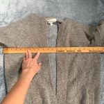 Brochu Walker  Gray and Tan Knit wool cardigan  Sweater Photo 3