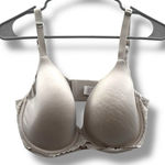 Aerie Cream Floral Lace Back Bra Women’s Size 38DDD Full Coverage Soft Photo 0