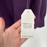 Universal Standard NWT  Purple V-Neck Raglan Pullover Sweater Size 4XS US 0 Photo 4