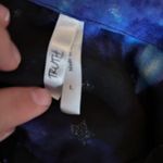 Truth NYC  EUC semi sheer star blouse with tulip open hem back Photo 5