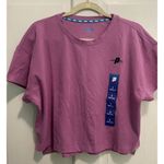 NWT Prince Pickleball Women's Short Sleeve Crop Shirt Top Purple Size Large Photo 0